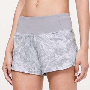 Lululemon Run Times Short Washed Marble White